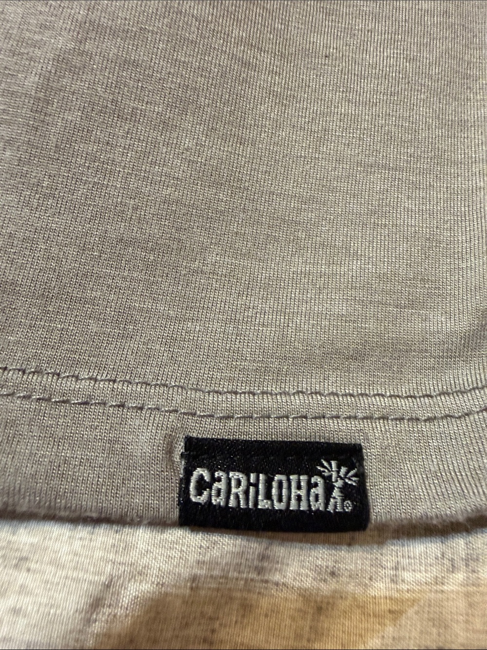 Cariloha 3XL Soft Eco Tee - Light Gray with Turtle Print - Picture 3 of 6